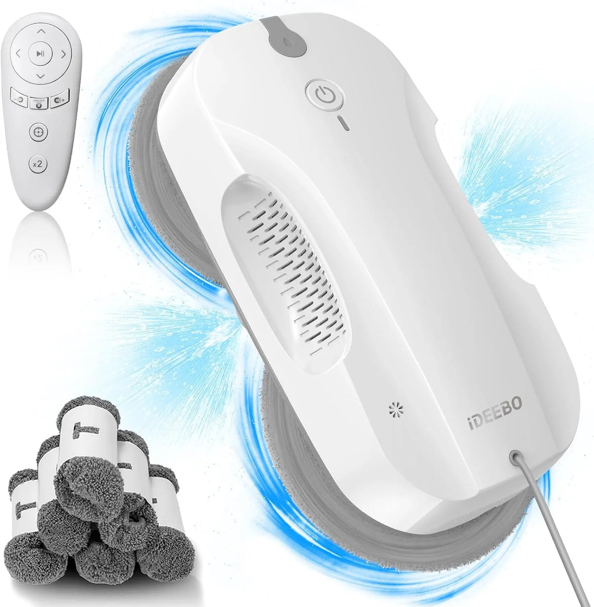 Nettoyeur de Vitres Intelligent modèle E300 Robot, Efficace avec Système de Pulvérisation des Deux Côtés, Planification Automatique des Trajets