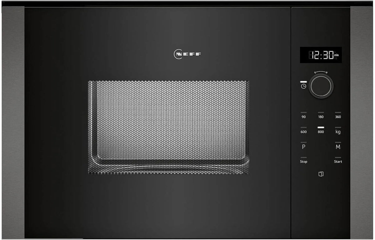 Neff four à micro-ondes HLAWD23G0, N 50 encastrable sans barbecue, auto-nettoyage Easy Clean, programmes automatiques, idéal pour