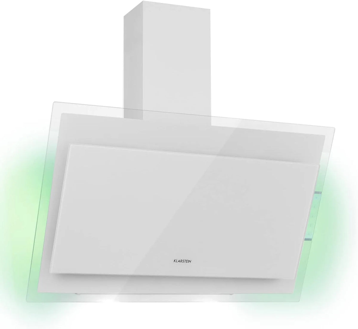 Klarstein hotte aspirante, largeur 90cm, Filtre de Hotte en Aluminium, Hotte Efficace avec Evacuation, 601m³/h, Débit d'Air Puissant 601m³, LED