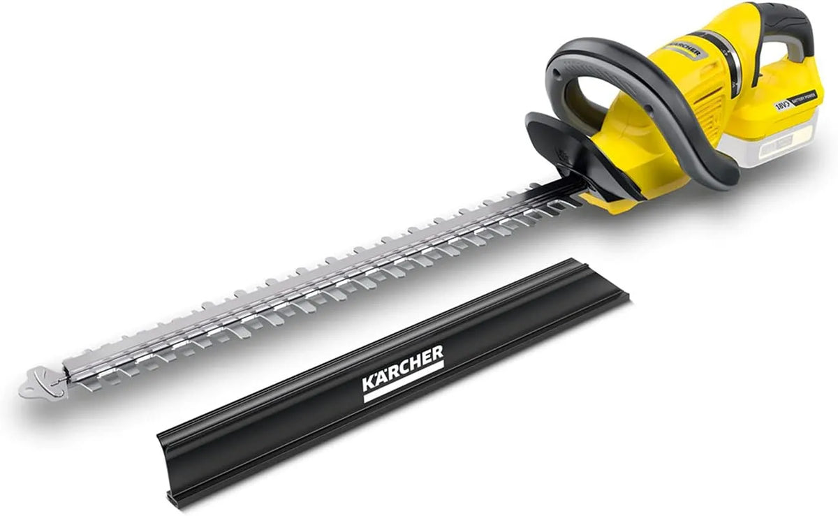Kärcher HGE 18, tension 18 V Taille-Haies sans Fil -50, Longueur de Coupe: 50 cm, Autonomie: 325-650 m, Lame Affûtée au Diamant, Poignée Orientable