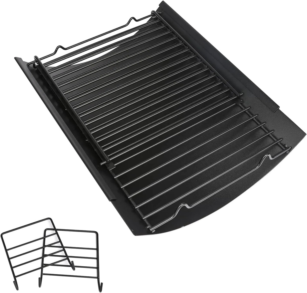 Barbecue 5050 5072 5650, Royal Gourmet Charcoal Grills CC1830R, Uniflasy Poêle à cendres réglable de 40 cm à 70 cm pour Chargriller 2123, convient