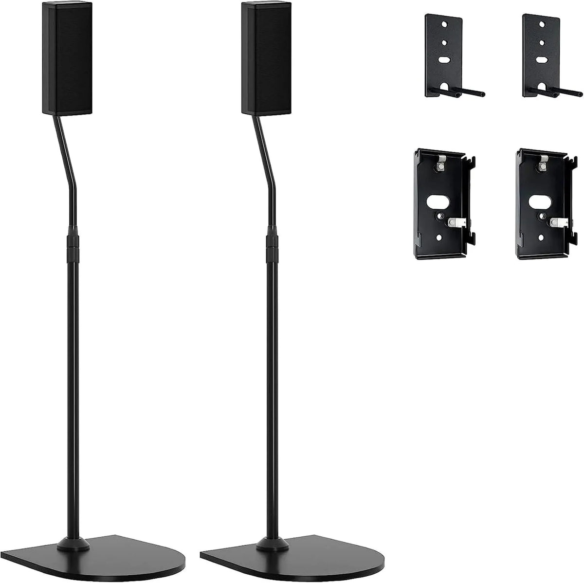 Lot de, 2 supports réglables pour haut-parleurs Bose OmniJewel Lifestyle 650 et Surround Speaker 700, support de haut-parleur au sol