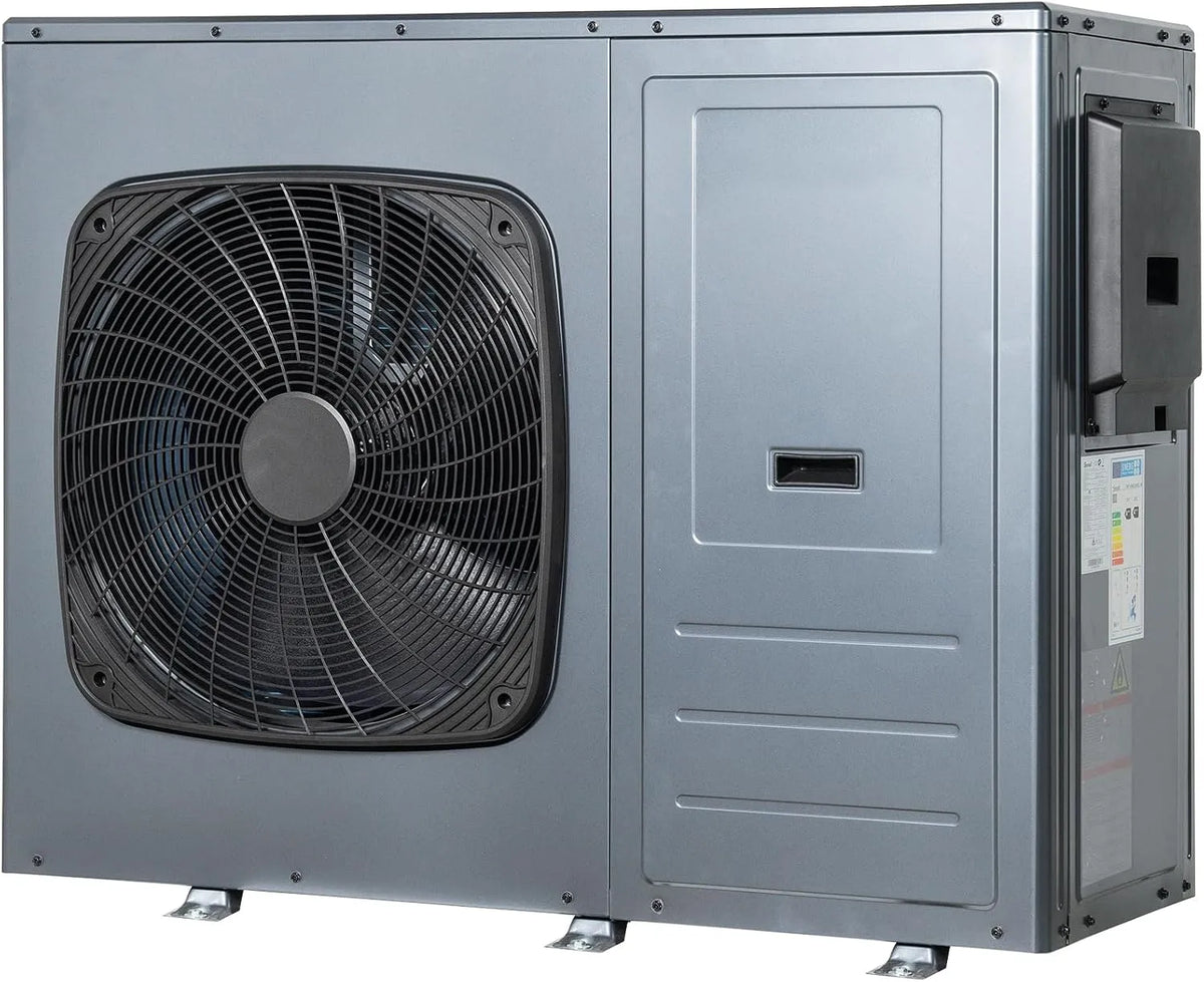 Pompe, puissance 8kW, R290, COP 4.95, à Chaleur Monobloc, à Chaleur Air Eau, Fonction Triple- Eau Chaude, Contrôle Intelligent avec WiFi, Chauffage
