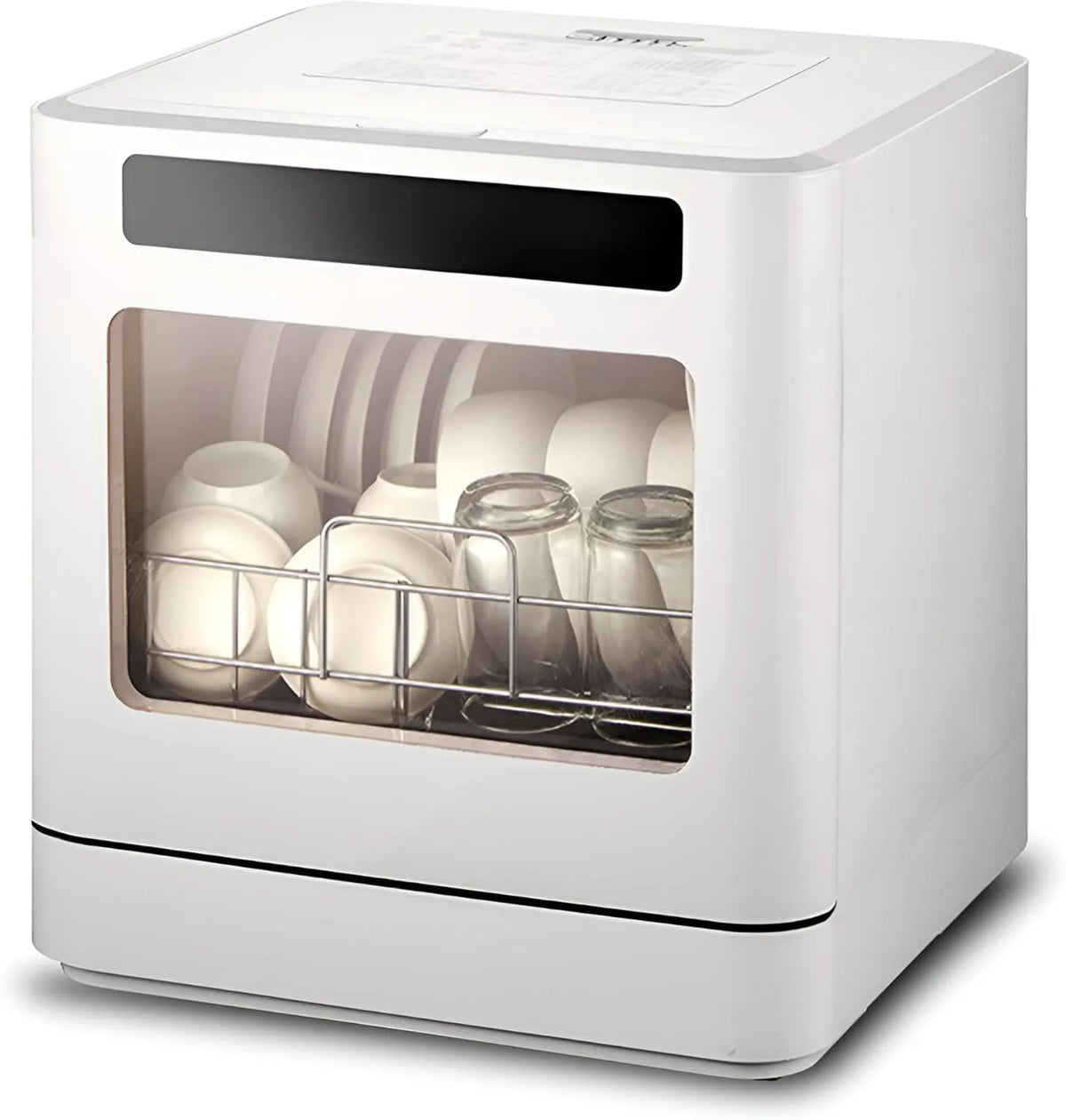 Lave-vaisselle, 4 programmes de lavage, Mini entièrement automatique avec réservoir d'eau intégré, portable, bureaux