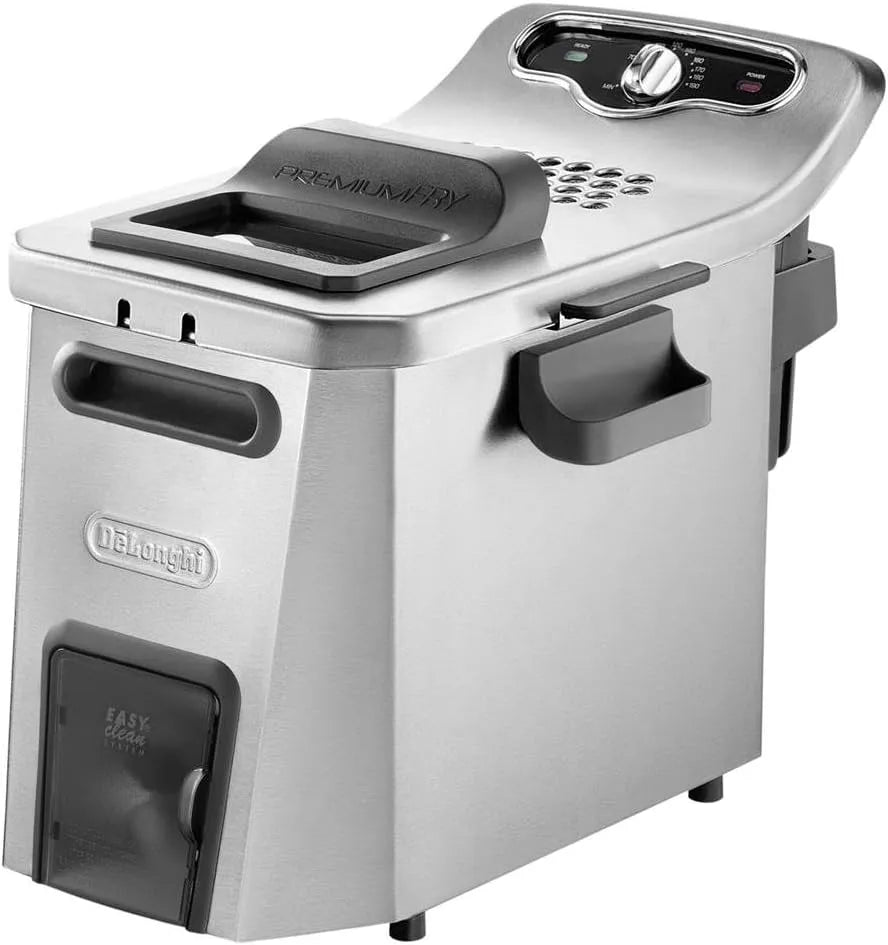 De'Longhi modèle F44532CZ, Friteuse 5 L, Métal, Silver