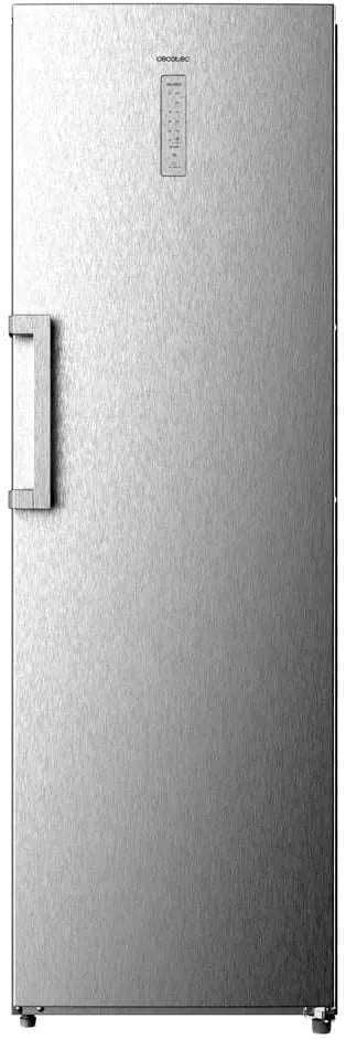 Cecotec réfrigérateur, Hauteur 185 cm, Total No Frost, Multi Airflow, Porte Réversible, 1 Porte 362L Bolero CoolMarket 1D 360 inox E. 362L