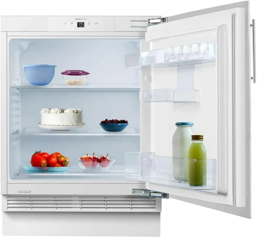 Cecotec réfrigérateur BI 138, 59,5 cm large, Refroidissement Rapide, Température Réglable, Affichage Tactile, Porte Réversible