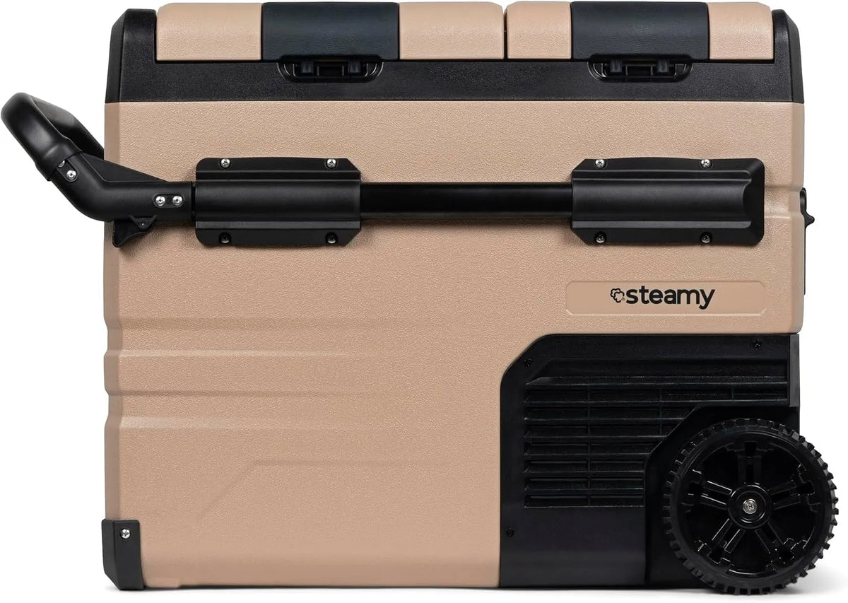 Glacière V/230, à compresseur électrique avec roulettes, Steamy-E Dual Zone 45 Roller, tension 12 V, modèle V, capacité 45 litres