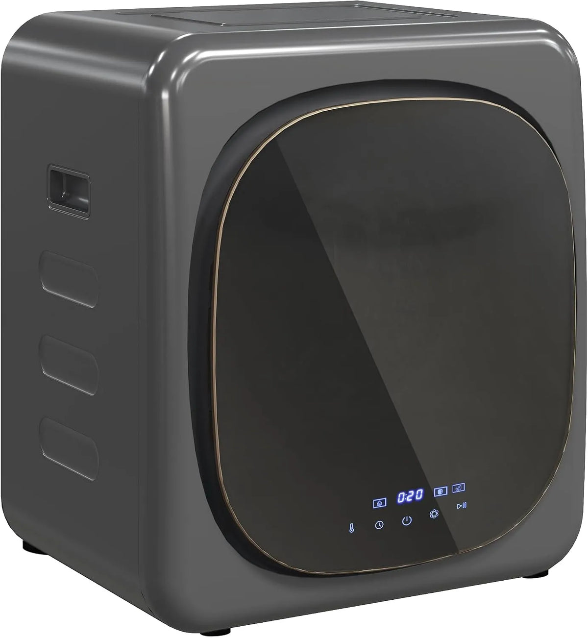 Homcom, Mini Wäschetrockner mit 6 Programm LED-Touchscreen 4 kg bis zu 60℃