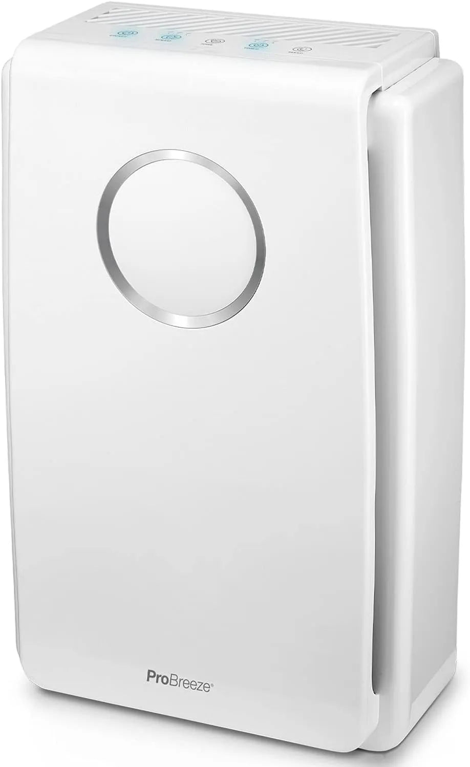 Purificateur d'air Pro Breeze, CADR 218m³, Purifie jusqu'à 40m², qualité de l'air, Pollen, 218m³/h, Silencieux 30dB, Maison HEPA, Fumé