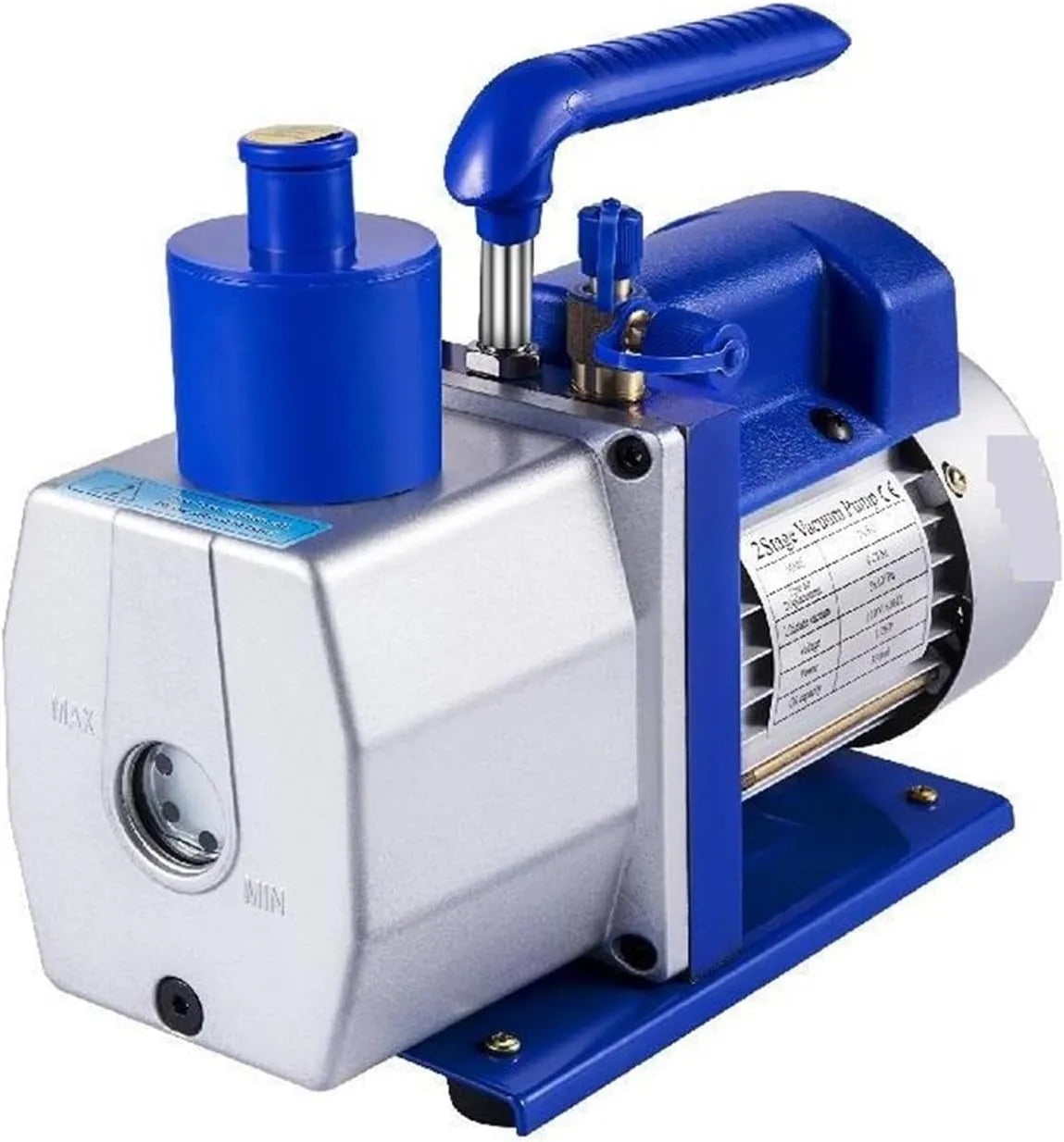 Pompe 6CFM-10CFM, à vide réfrigérant double étape pour climatisation domestique HVAC nettoyage et réparation automobile