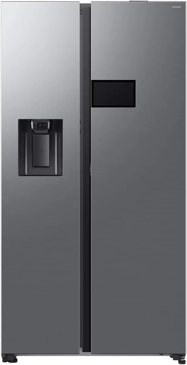 Samsung réfrigérateur américain RS90F64EETEF, Side-by-Side 621 L, Écran 9″ LCD AI Home, Distributeur eau & glaçons, Inox finition argentéeé
