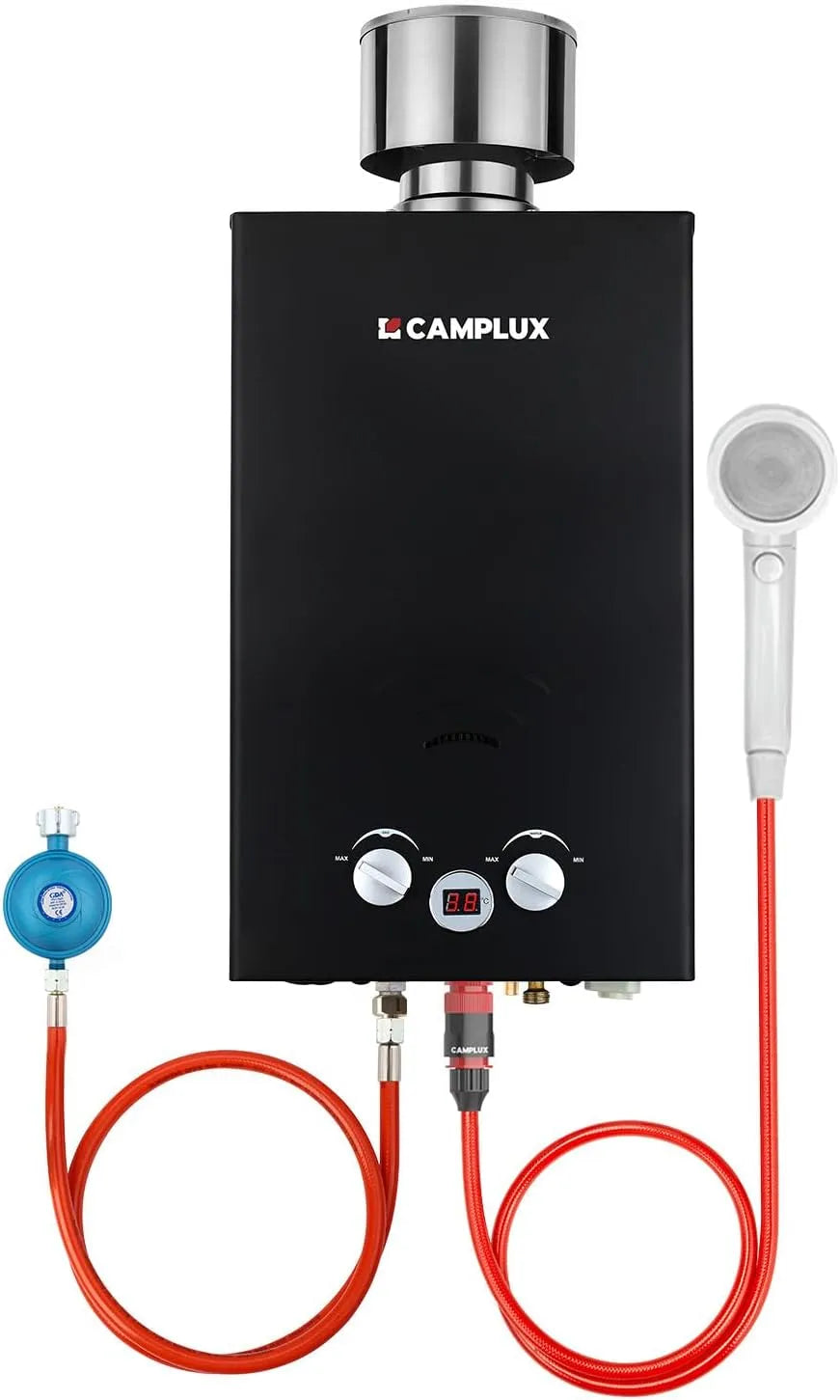 Chauffe-eau électrique BW264BC-DE Camplux, gaz propane, pour douche de camping, cheval de lavage, butane, excursion en camping-car