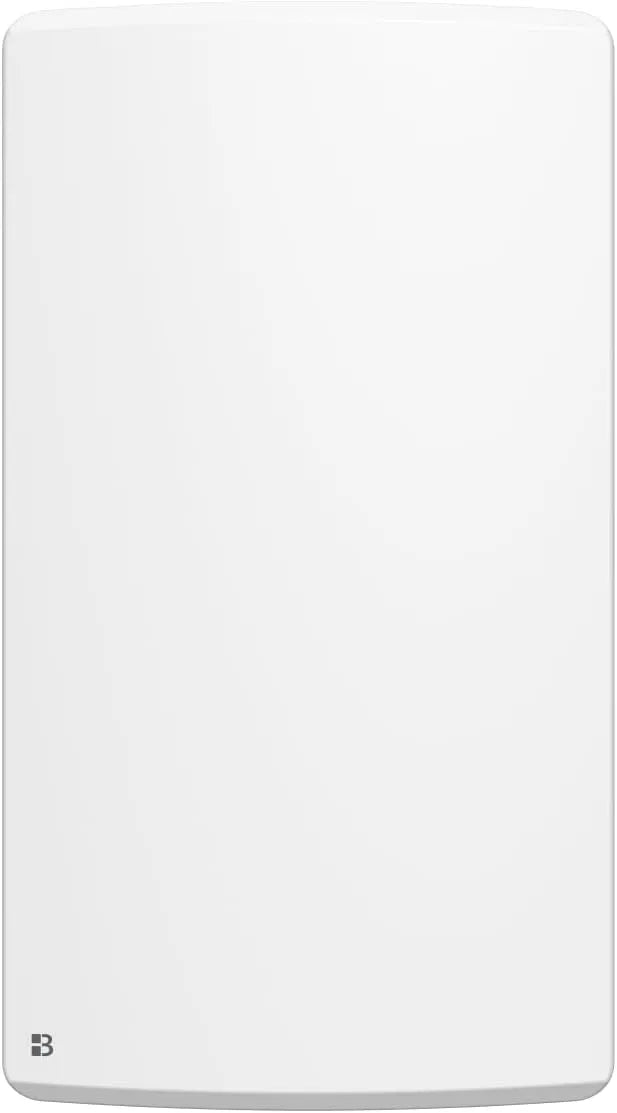 Radiateur BESTHERM, électrique fixe à inertie sèche céramique 1500W ARIA vertical finition blanche