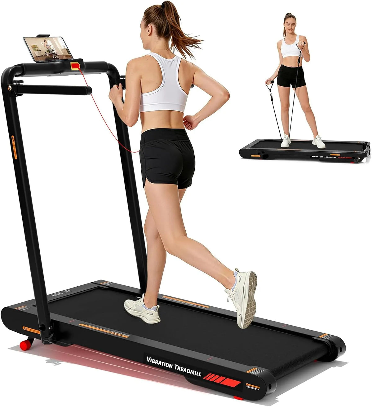 De Course Vibrant Sperax Tapis, Télécommande et APP pour Maison et Bureau, Motorise Walking Pad Electrique Silencieux Tapis Roulant 12 km/h Treadmill