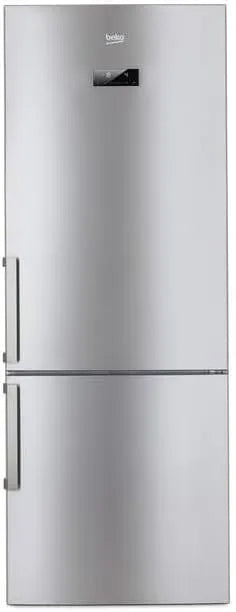 Beko réfrigérateur RCNE560E41ZXN, Compresseur Inverter, capacité 514L, capacité 356L + congélateur 158L, combiné, Pose libre, Total No Frost, Wi-Fi