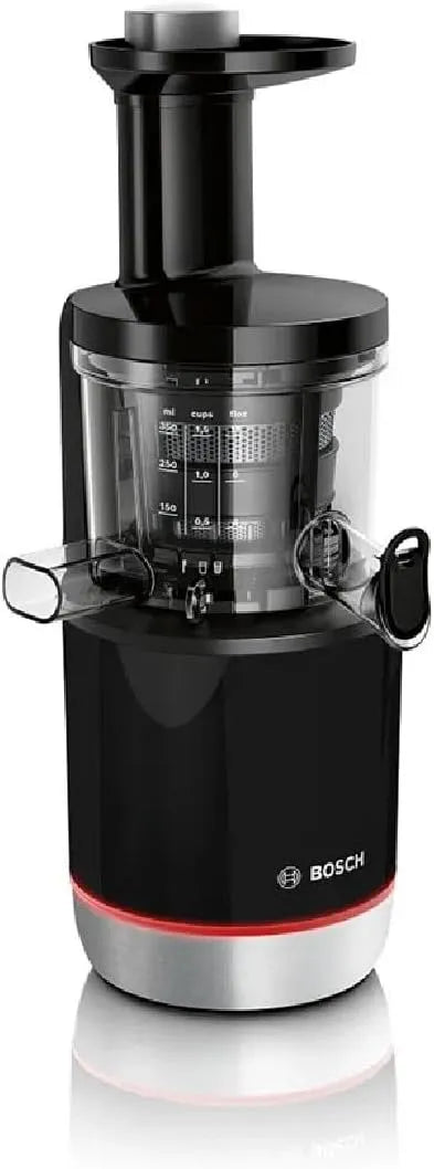 Bosch extracteur de jus MESM731M, puissance 150 W, Contrôle du niveau de pulpe et 3 différents filtres, VitaExtract, coloris finition noire