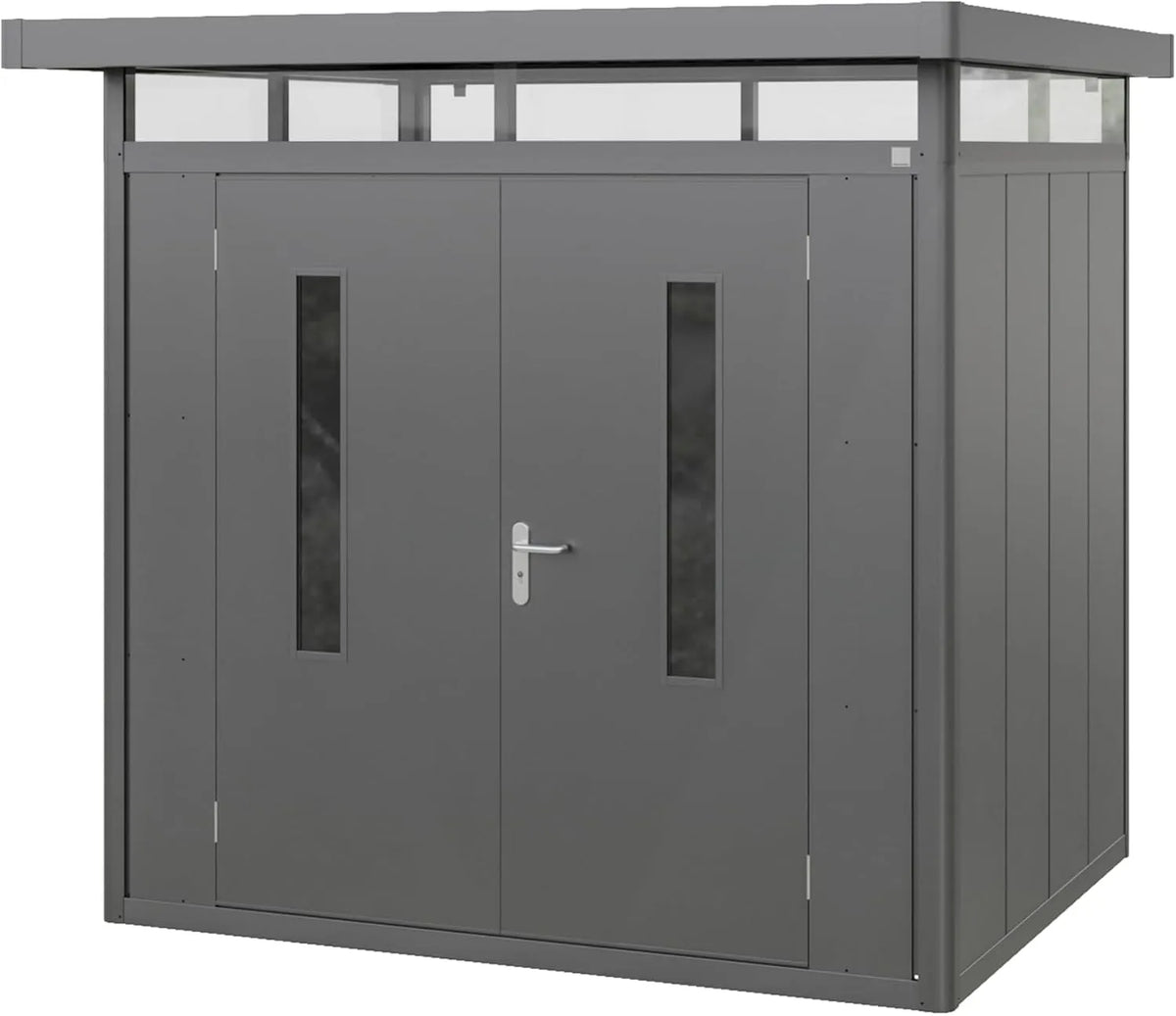 Abri de jardin, en métal 228x180x231 cm Armoire de Jardin Anthracite