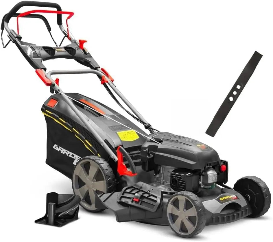 Tondeuse, Thermique autotractée 170.1cc, 50.8cm livrée avec 2 Lames + Mulching et éjection latérale, Gardeo Pro