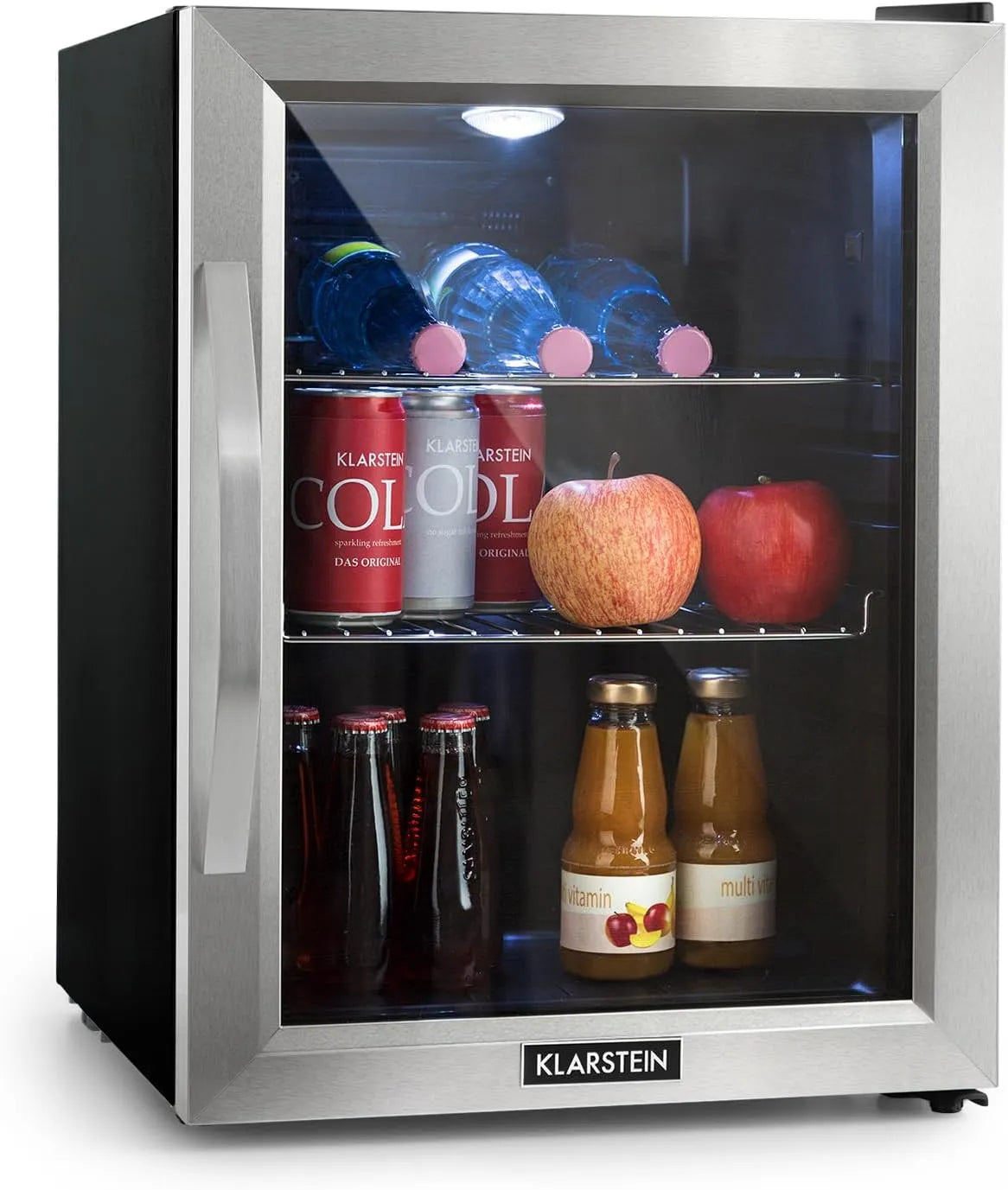 Klarstein Beersafe M Mini Frigo de Chambre pour Boissons, Petit Frigo Silencieux, capacité 33L, Petit Refrigérateur Camping, Vins, 0-10°C
