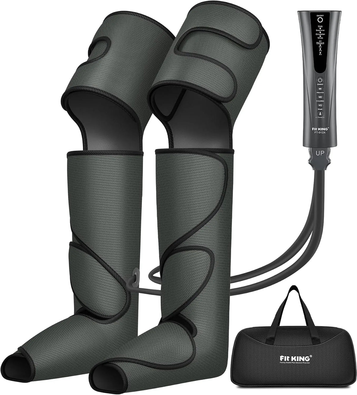 Bottes Pressothérapie Jambes FIT KING, Massage par Compression Air, Appareil Pressothérapie, Anti Jambes Lourdes, Soulagement Lourdes