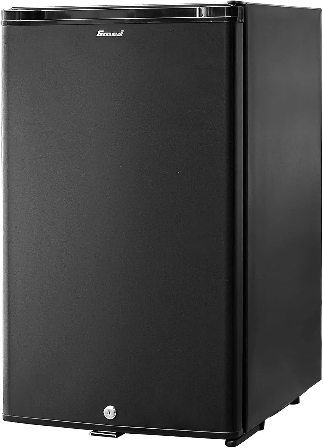 Réfrigérateur, Smad Frigo 12V, capacité 50L, Silencieux avec Serrure, pour Voiture Caravane Van Fourgon Chambre Bureau Hôtel Gîte, finition noire
