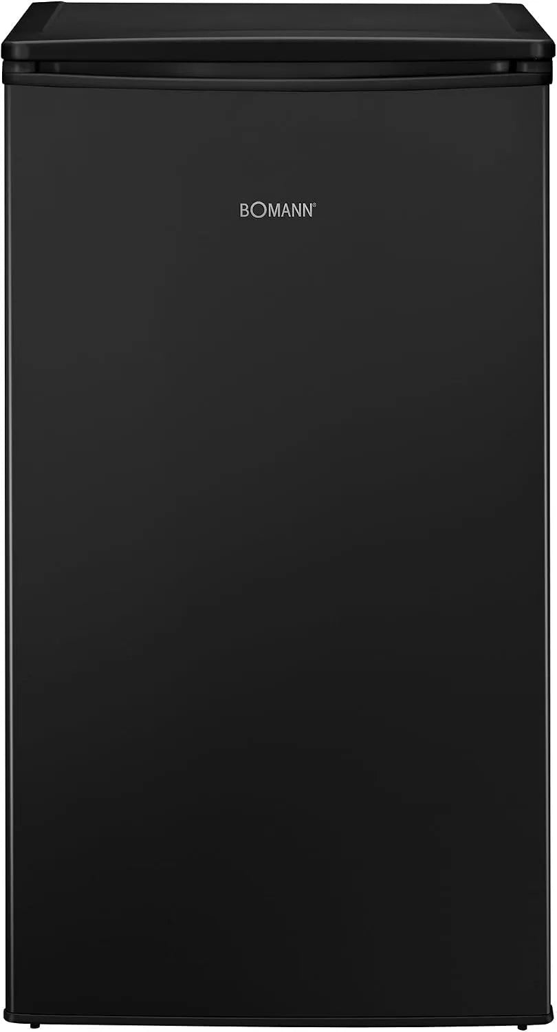Bomann congélateur GS 7256, Mini Freezer 60 L, 4 étoiles, 3 compartiments, ≤ -18 °C, Petit, Silencieux, Butée de porte interchangeable, finition noire