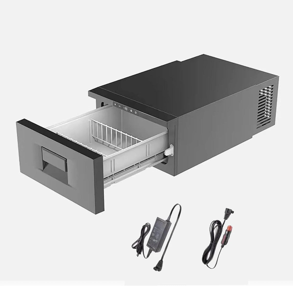 Congelateur Petite Taille Glaciere A Compression 9 Mini Frigo, 20 ℃ ~ 20 ℃, 44 * 70 * 25cm, for Voiture Camping Car
