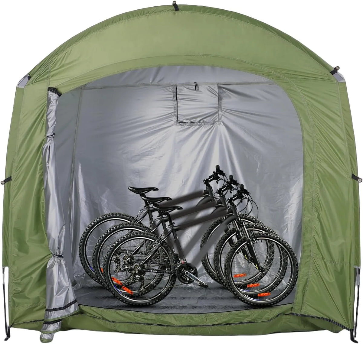 Vélo 210D, avec Oxford Tissu Tissu à l'épreuve de l'eau pour Moto, Outils de Jardin, Green, Asixxsix Tente de Stockage de, tondeuses à Gazon
