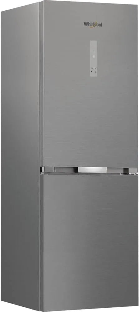 Whirlpool réfrigérateur WHK 26363 XP6E, hauteur 186,5 cm, capacité 316 l, combiné, sans gel, installation libre, perle inox