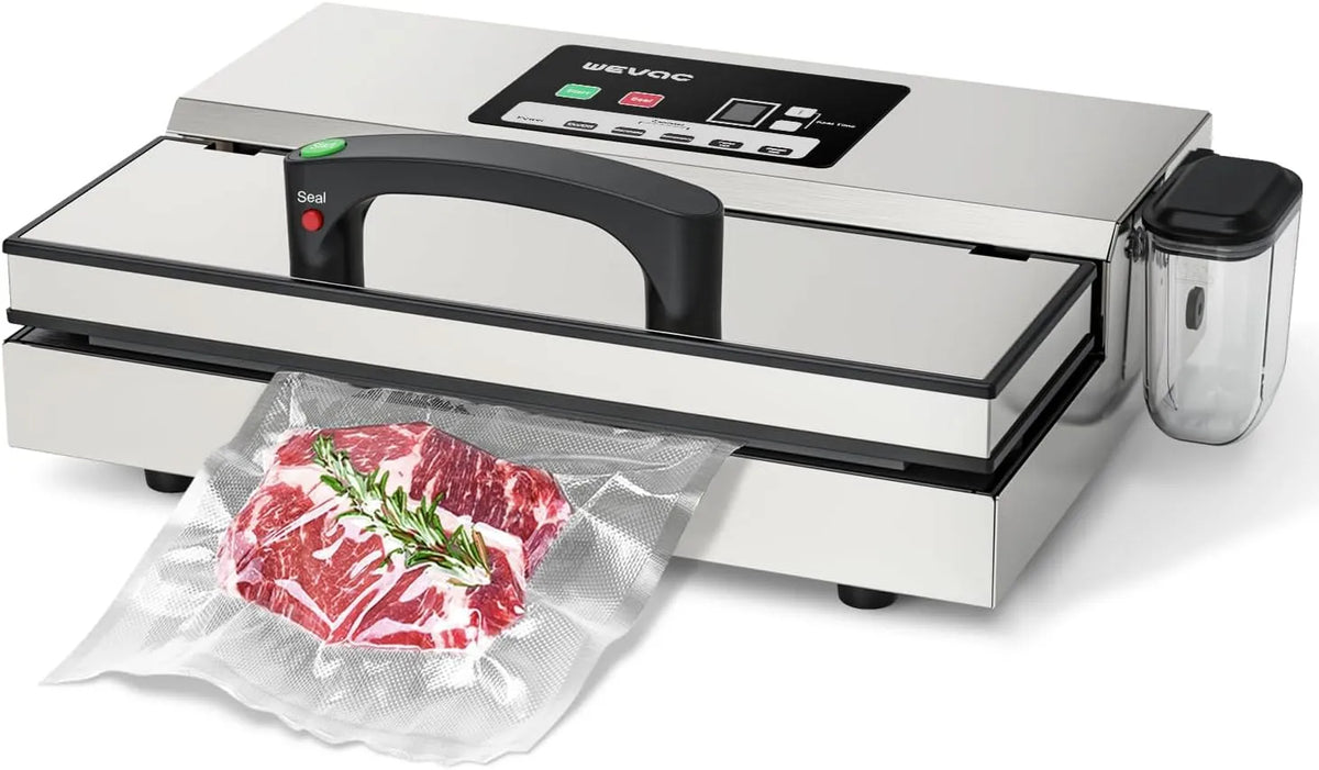 À emballer sous vide professionnelle Wevac Machine, soudure de 30 cm, puissance d'aspiration 16 litres, épaisseur de vide réglable, min