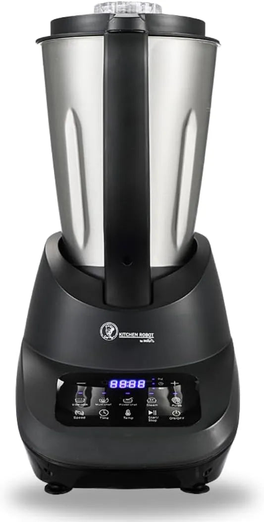 Robot de cuisine, 10 niveaux de vitesse, température de 0 à 100%, multifonction, mélange, bout, puissance 500 W, 10 niveaux de vitesse, hache