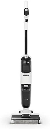 Aspirateur THVCO235W 45min Thomson, Réservoirs 520ml, Filtre HEPA, finition blanche, Laveur sans Fil 2-en-1, Batterie 22,2V, capacité 460ml