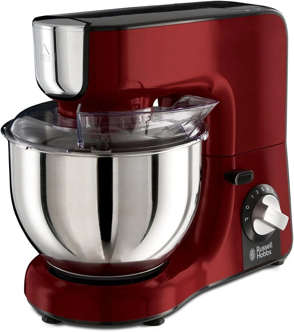 Russell Hobbs robot pâtissier 23480-56, 10 niveaux de vitesse, 3 fouets: batteur pâtes lourdes, bol blender 1,5L, 10 niveaux de vitesse, multi, pétrin