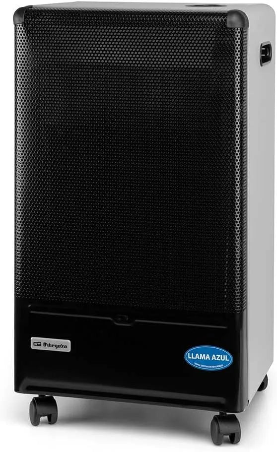 90 Réchaud au butane HBF 90 R Orbegozo HBF, puissance 4200 W, triple système de sécurité, flame bleue, métal, finition noire, finition grise