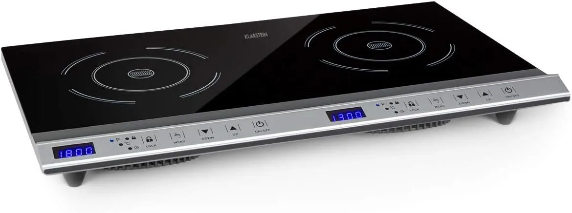 Table de cuisson Klarstein, 10 niveaux, 200-1300 watts, 60-240 ° C, Minuterie réglable de 1-180 minutes, Cucinata, Ecran LED, Verrouillage parental