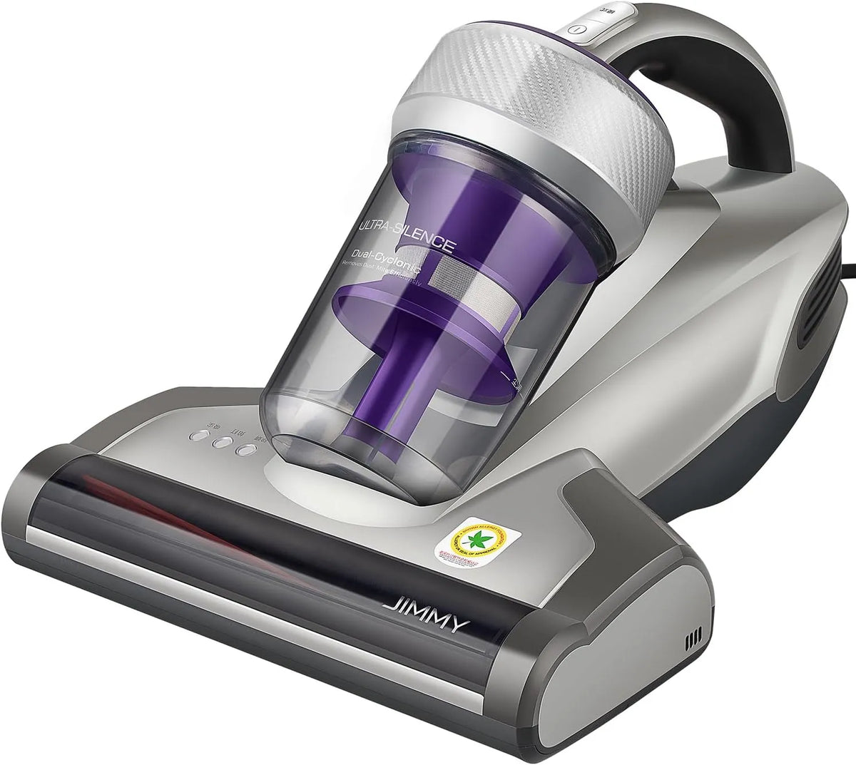 JIMMY aspirateur JV35, Matelas Anti Acariens 700W avec Stérilisation UV-C, pour Lit, Chauffage à 60℃, Système de Filtration Dual-Cyclonic, Canapé