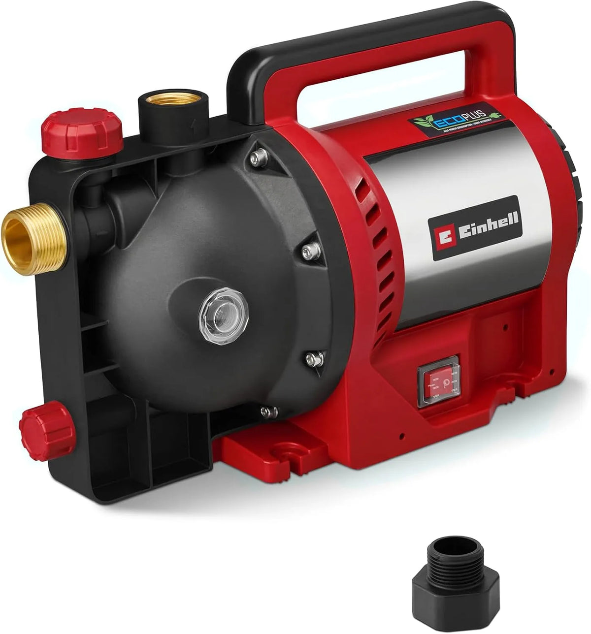 Einhell pompe GC-GP 1170 ECO, débit max. 7000 L/h, hauteur de refoulement max. 50 m, adaptateur universel 33,3 mm inclus, de jardin PLUS