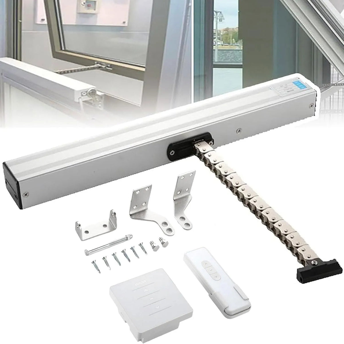 Télécommandé pour fenêtres de toit Ouvre-fenêtre électrique, évents et toriesAutomatique pour une ventilation facile et un accès à l'air frais
