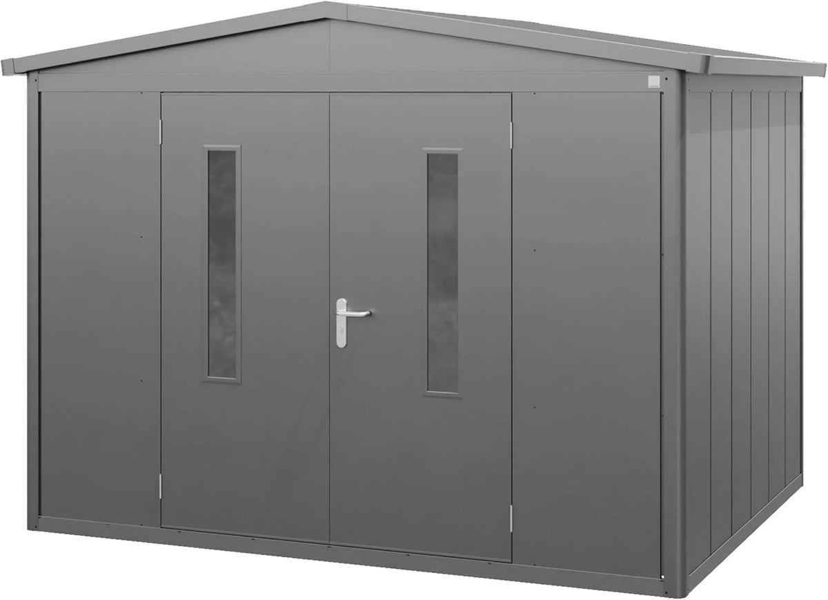 Abri de jardin, en métal 298x228x231 cm Armoire de Jardin Anthracite