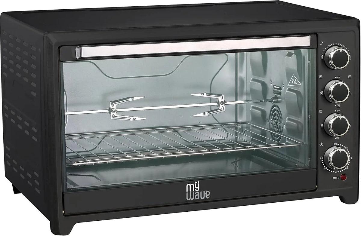 Four My Wave, Mini Électrique Puissance 2000W, Posable, Griller, Capacité 60 L, Contrôle de Température et Minuterie Jusqu'à 90 Minutes