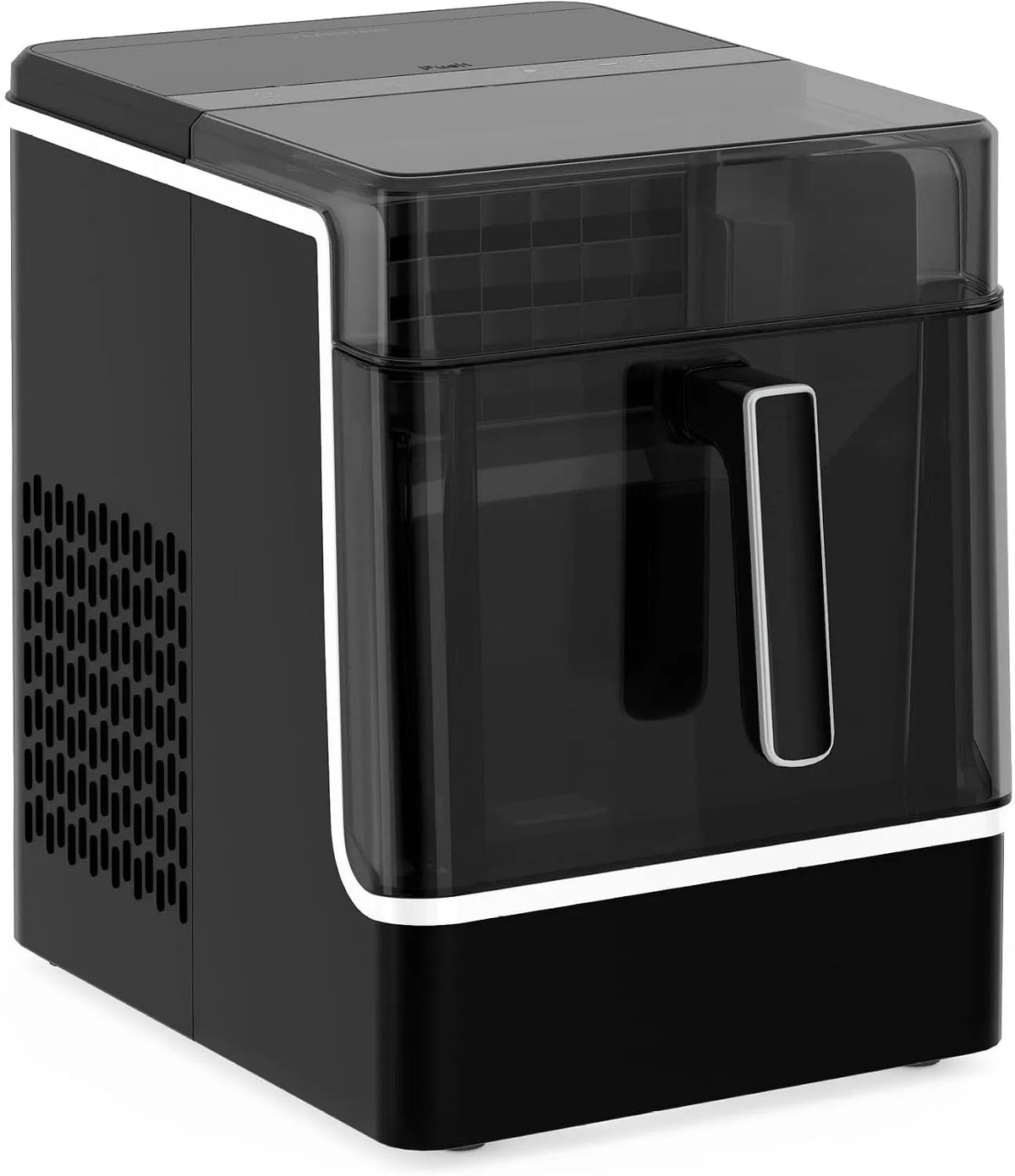 Klarstein machine à glaçons kg/24, 24 h, modèle kg, Cycle, Panneau de Commande, Design Moderne, poids 23 kg, 32 Glaçons, Acier Inoxydable