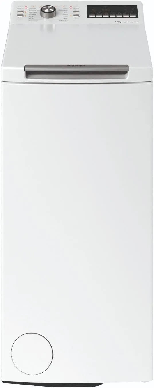 Hotpoint lave-linge WMTG6526BFR, 1200 tr/min, Moteur Induction, Chargement Supérieur, Départ Différé, Capacité 6,5 kg, Classe Énergétique A, Top