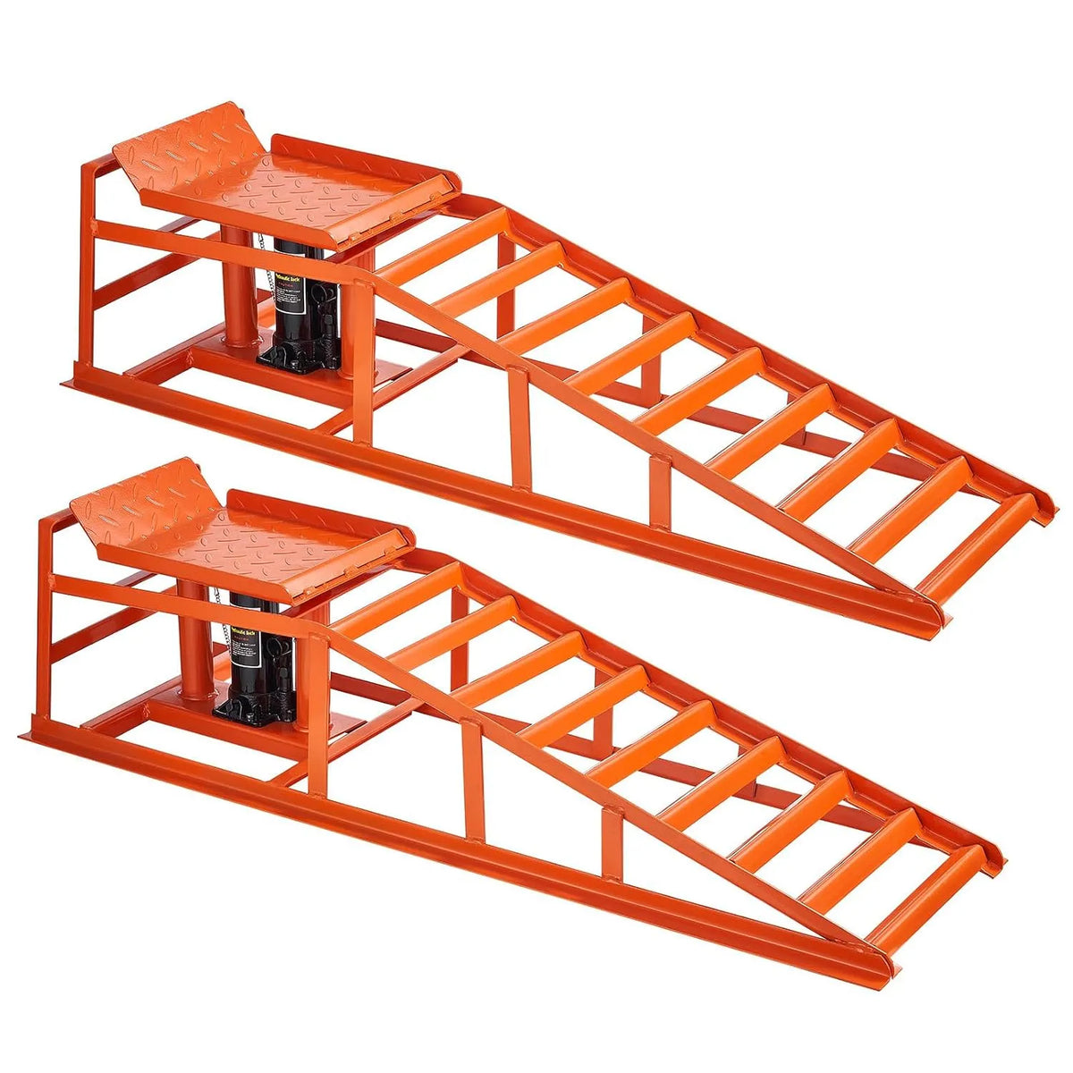 Vevor Rampe de Levage pour Voiture, Hauteur de Levage de 27 à 36 cm, 2 PCs, avec cric hydraulique de 5 T, élévateur Robuste pour Inspection