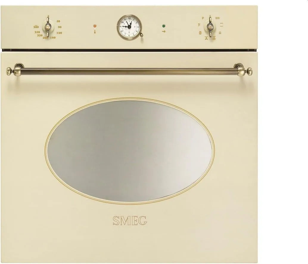 Smeg four SFP805PO, Intégré, Crème, Devant, fours, Electrique, Rotatif