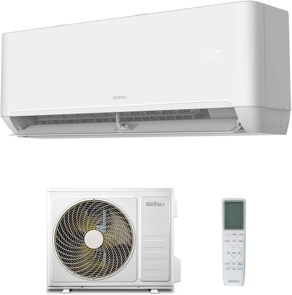 Climatiseur DS18KDP, Climatisation 18 000 BTU, Daitsu Artic Inverter A++ Split Mural Avec Wifi