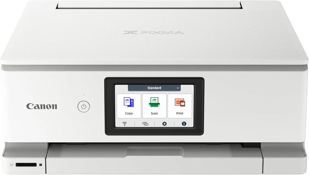 Canon imprimante TS8751 TS8750, 6 Cartouches séparées, WiFi Recto-Verso et Scanner, finition blanche