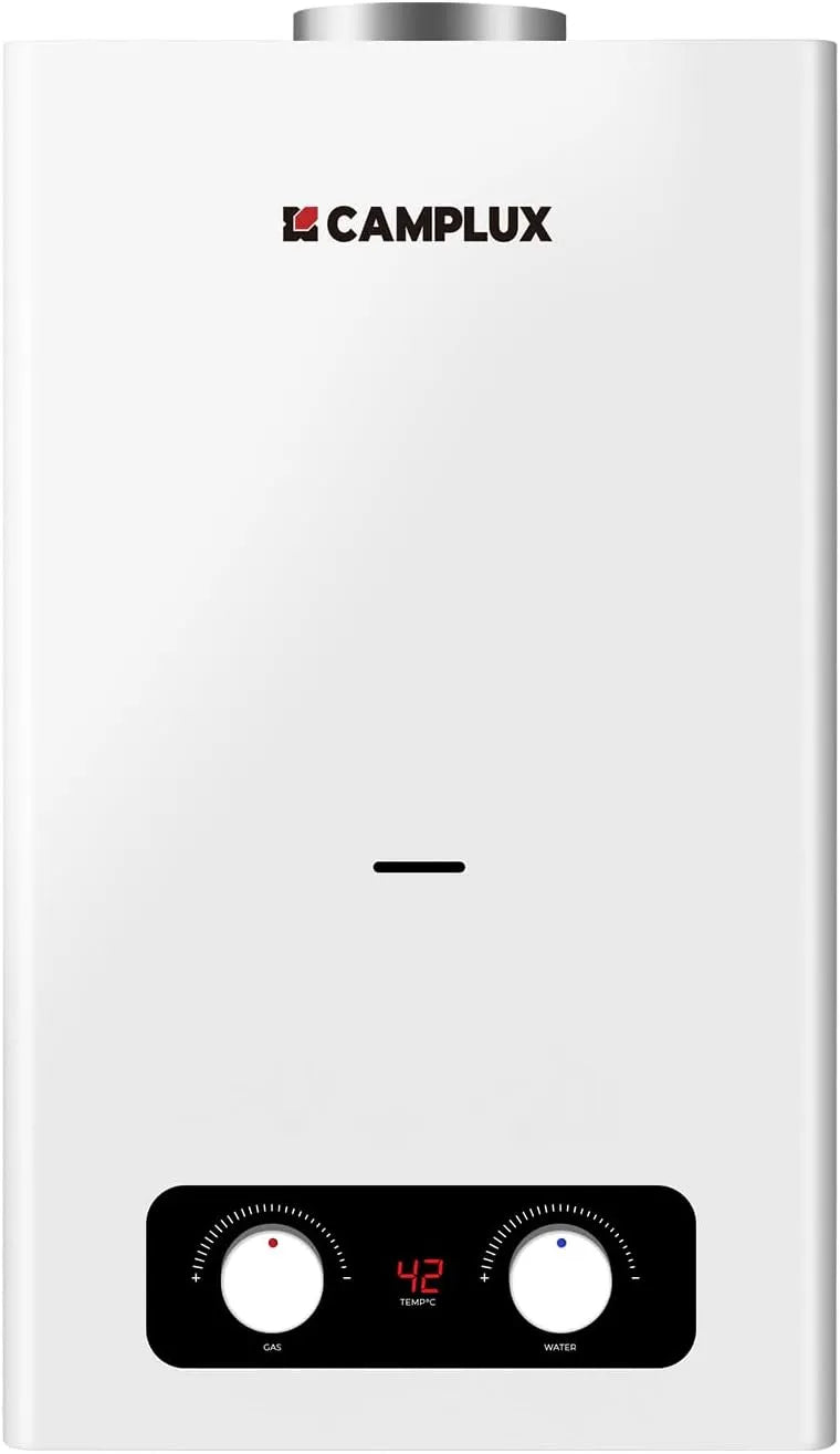 Chauffe-eau électrique BY264 CAMPLUX, à Gaz Indoor 10L, 10L/min, 28-30 mbar, 37 mbar, tension 3V, puissance 20kW, capacité 10L, Butane