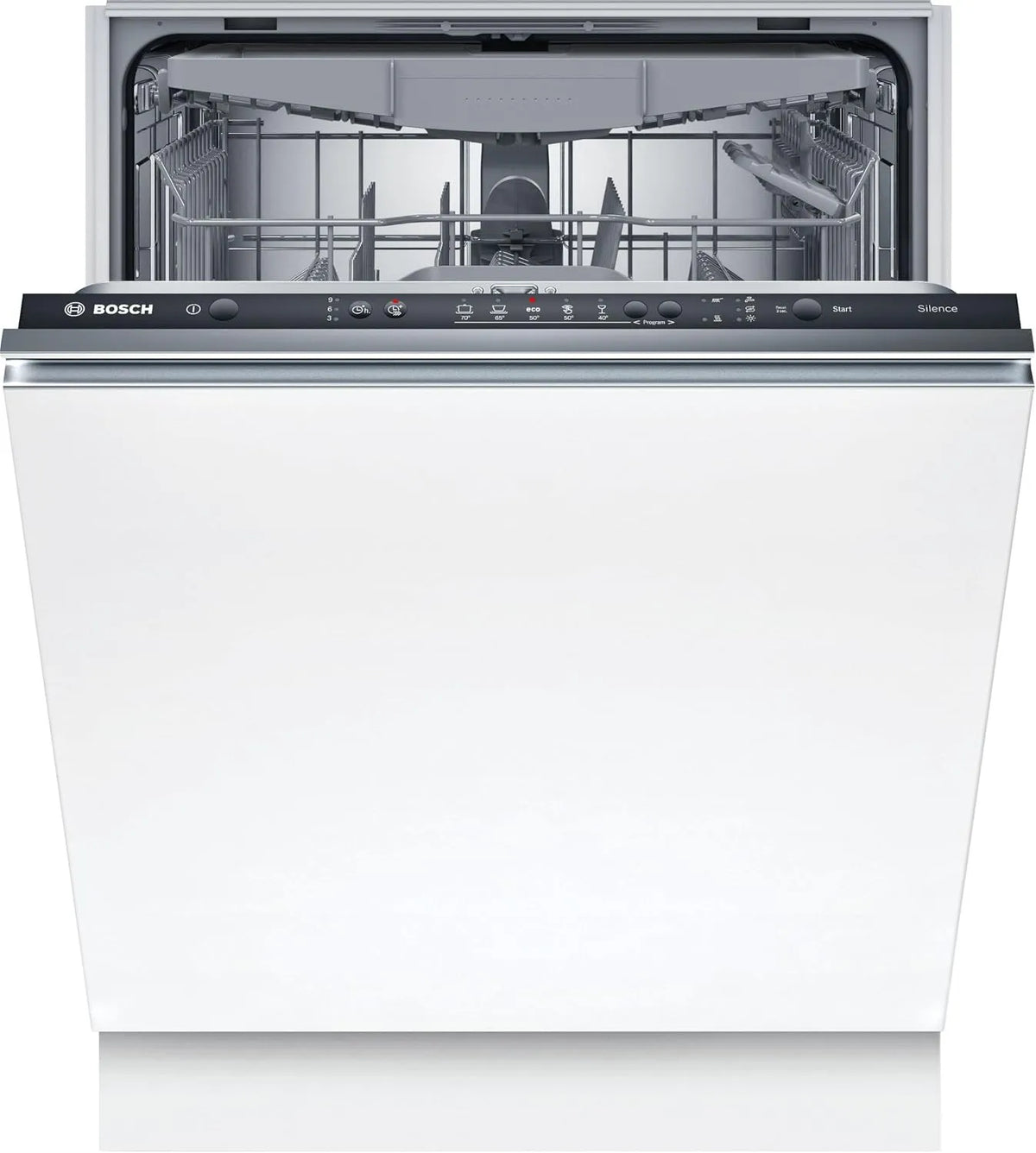 Bosch lave-vaisselle SMV25EX02E, largeur 60 cm, InfoLight: affichage du programme LED, EcoDosage, Série 2 encastrable, 3 paniers, AquaStop