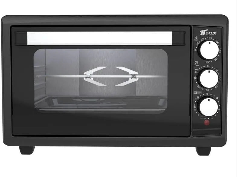 Four électrique 90o-230 Suinga, 4 positions de chauffage et double façade vitrée. Accessoires inclus. 51 x 39 x 32 cm., capacité 36 litres 1500 W oC